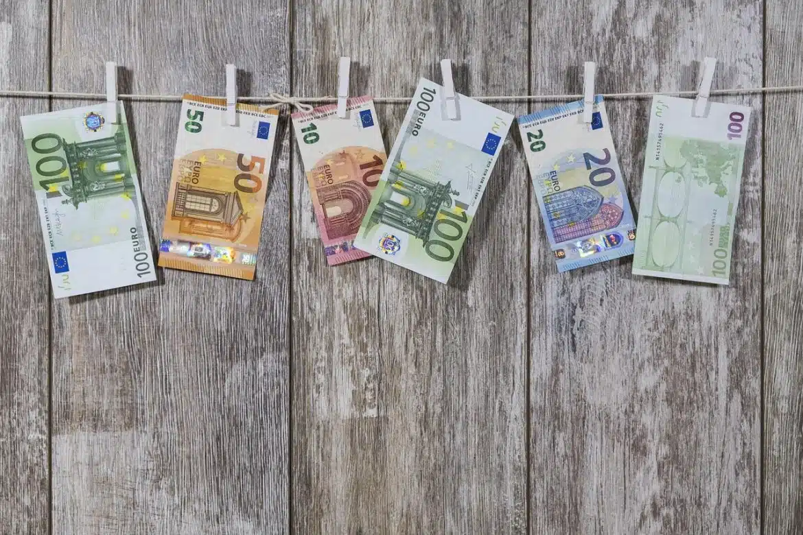 euro, banknotes, money