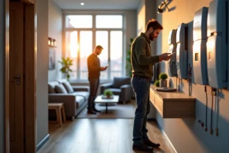 Appartement moderne avec équipements domotiques à Bruxelles