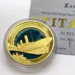 Close-up-Photo-of-a-Gold-Commemorative-Coin-